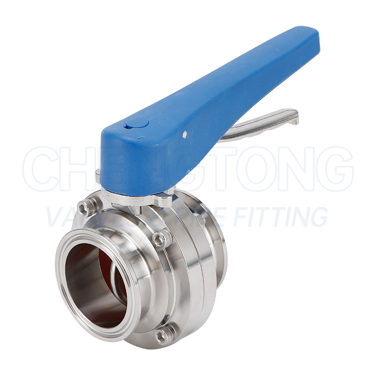 鸭嘴式快装蝶阀