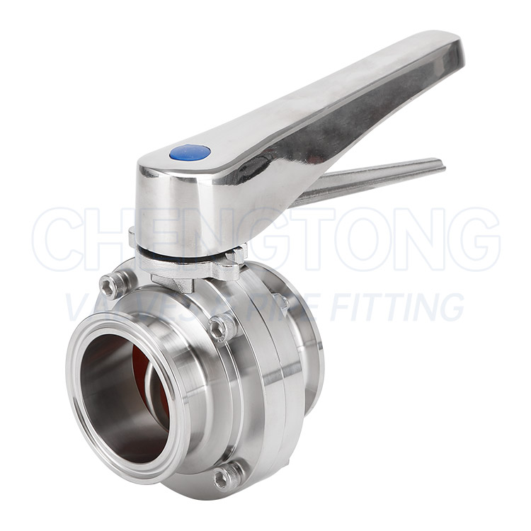 不锈钢鸭嘴式快装蝶阀