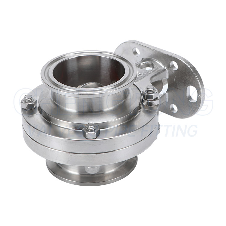 高平台快装蝶阀