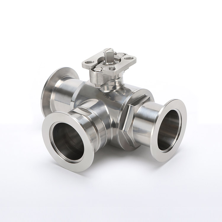 高平台真空三通球阀