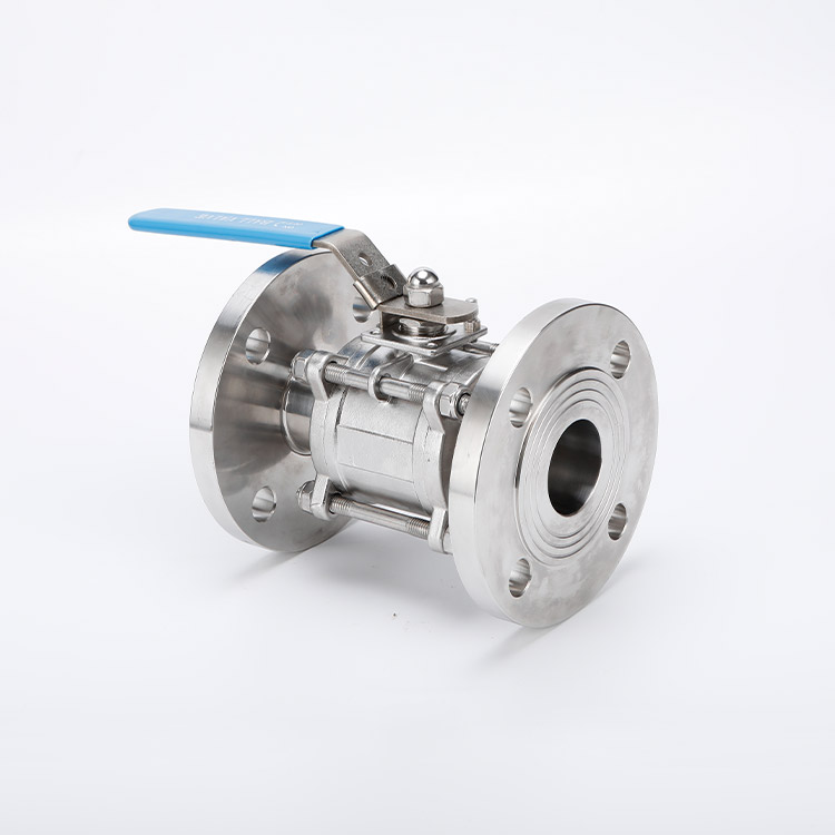 全包三片式法兰球阀